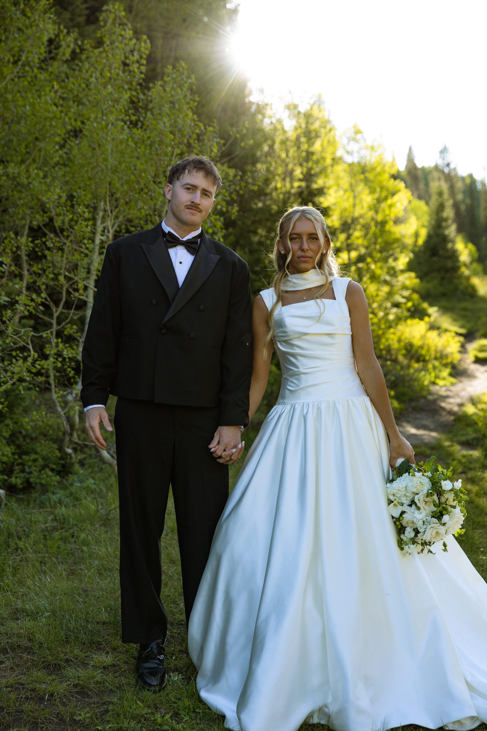 Real Laurels and Lace bride