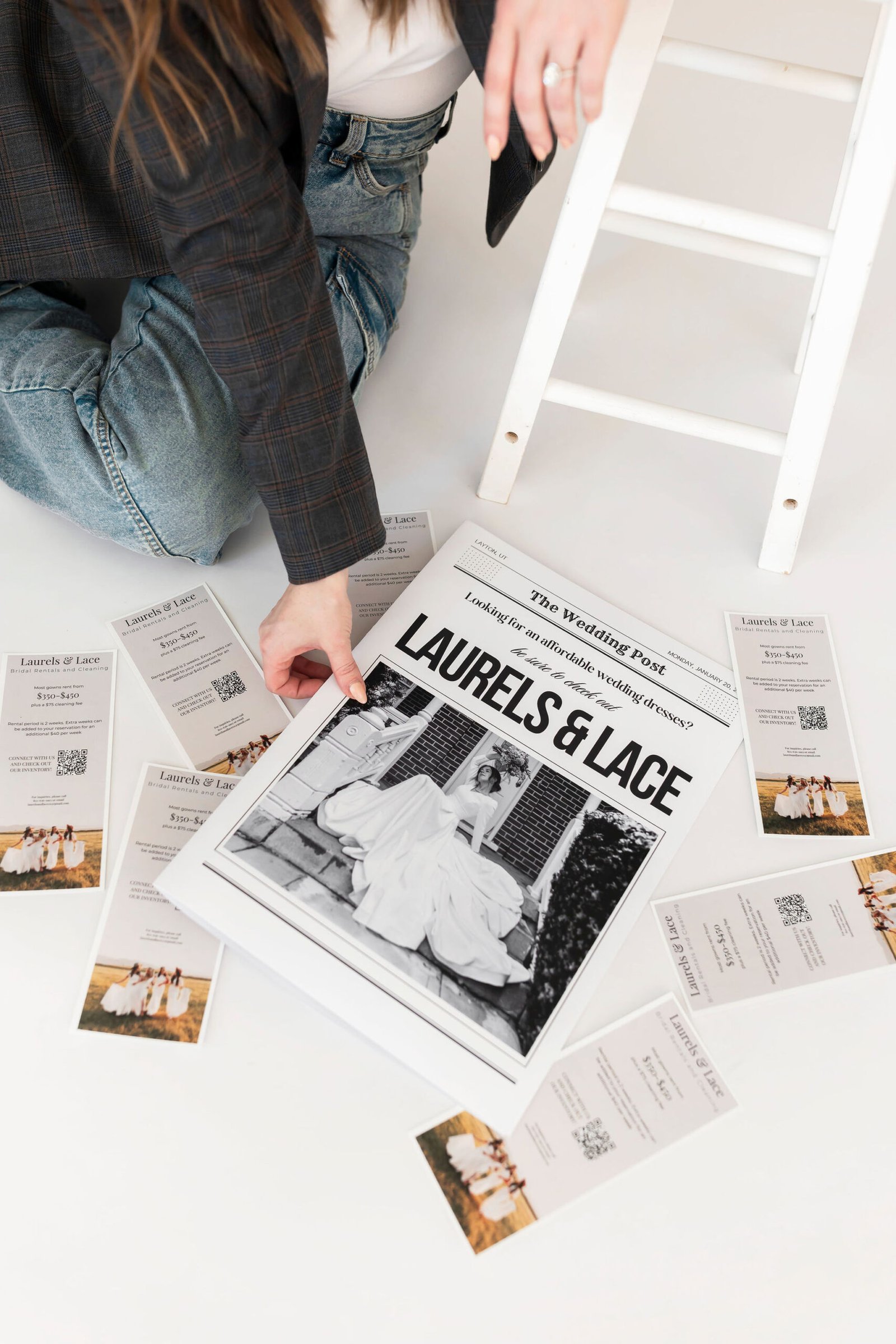 Laurels and Lace editorial brand photograph